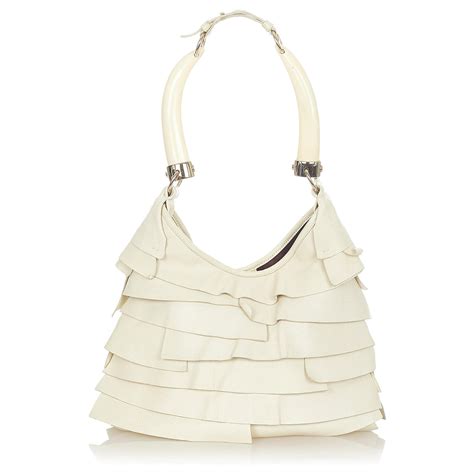 borsa ysl tracolla bianca|BORSE .